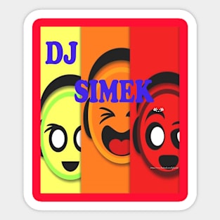 Logo ``Dj Simek´´ #3 Sticker